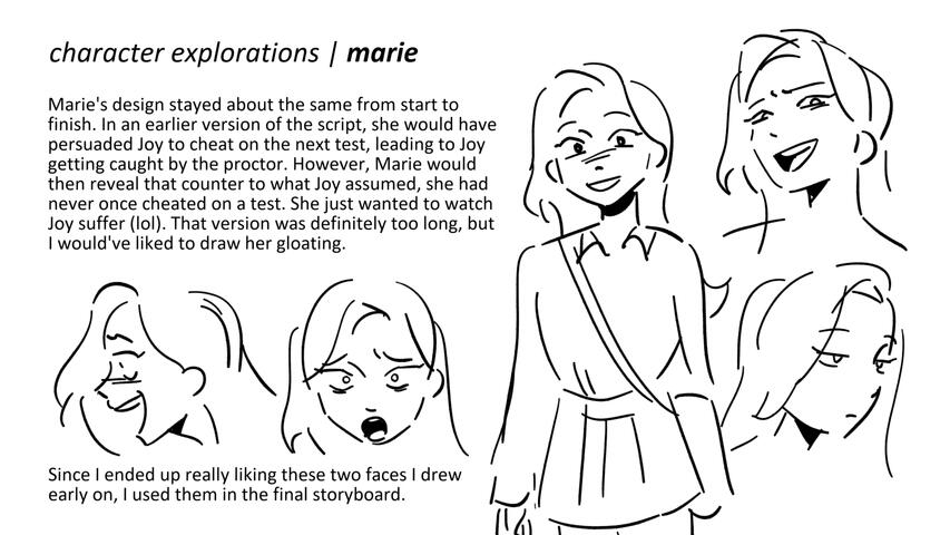 Marie Initial Sketches
